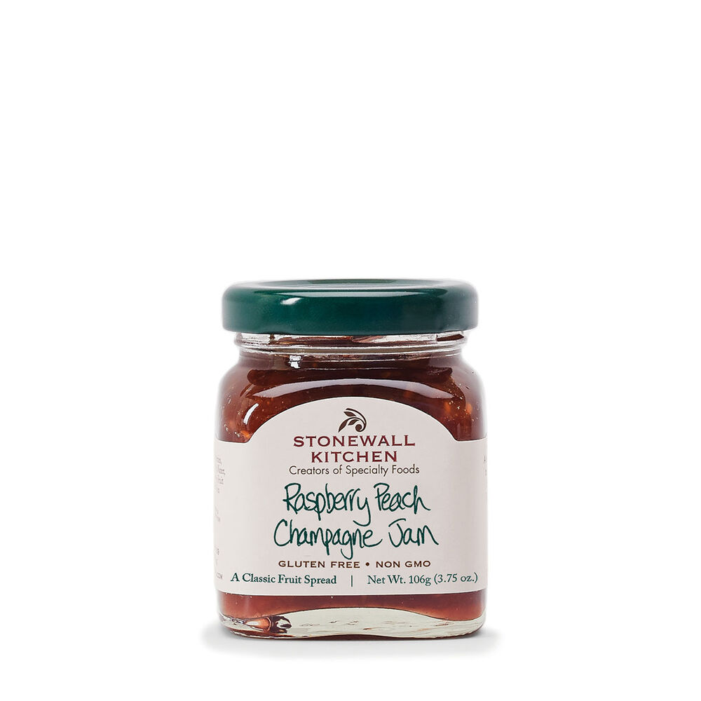 Raspberry Peach Champagne Jam 3.75oz - Raymond's Hallmark