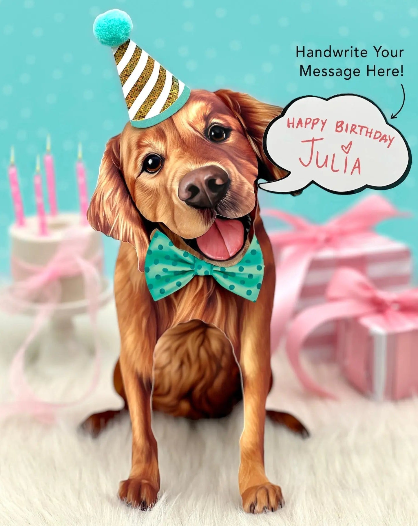 Golden Retriever Pop-Up Pup - Raymond's Hallmark