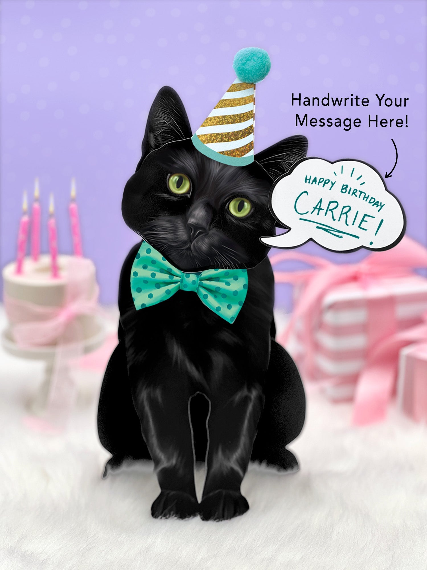Black Cat Pop-Up Cat - Raymond's Hallmark
