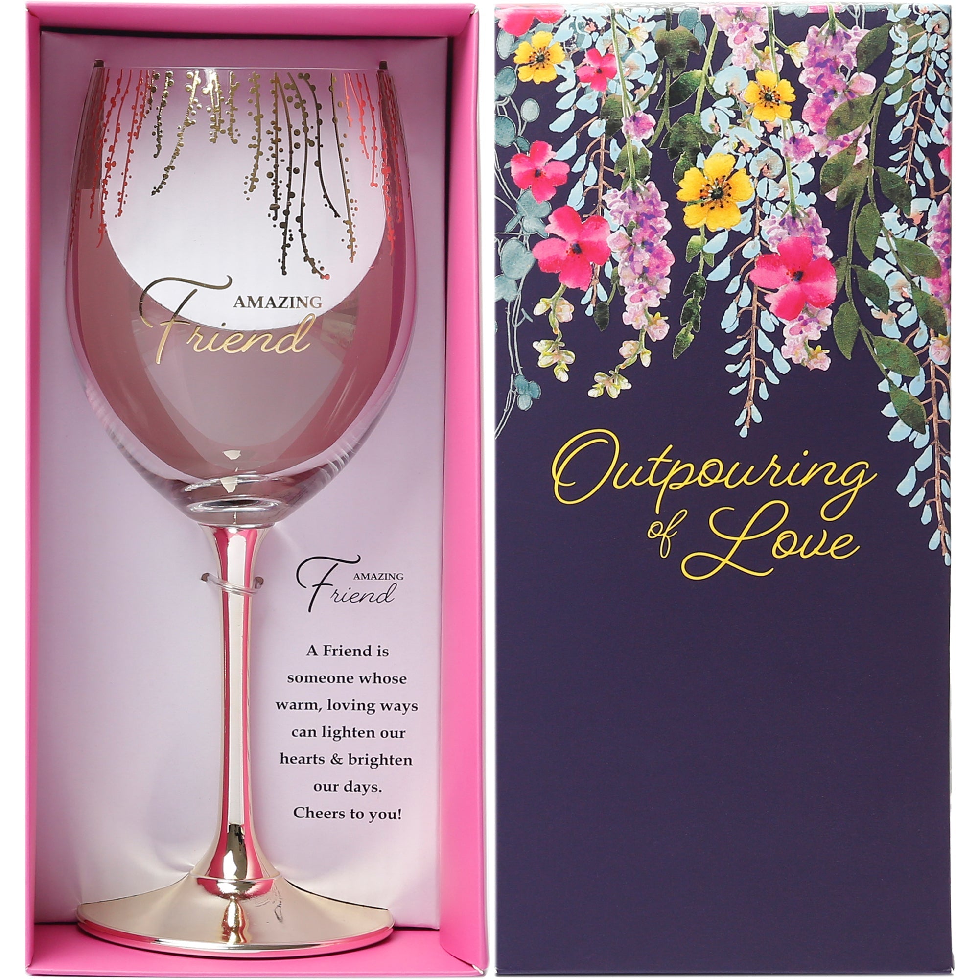 Friend - 19 Oz Crystal Wine Glass - Raymond's Hallmark