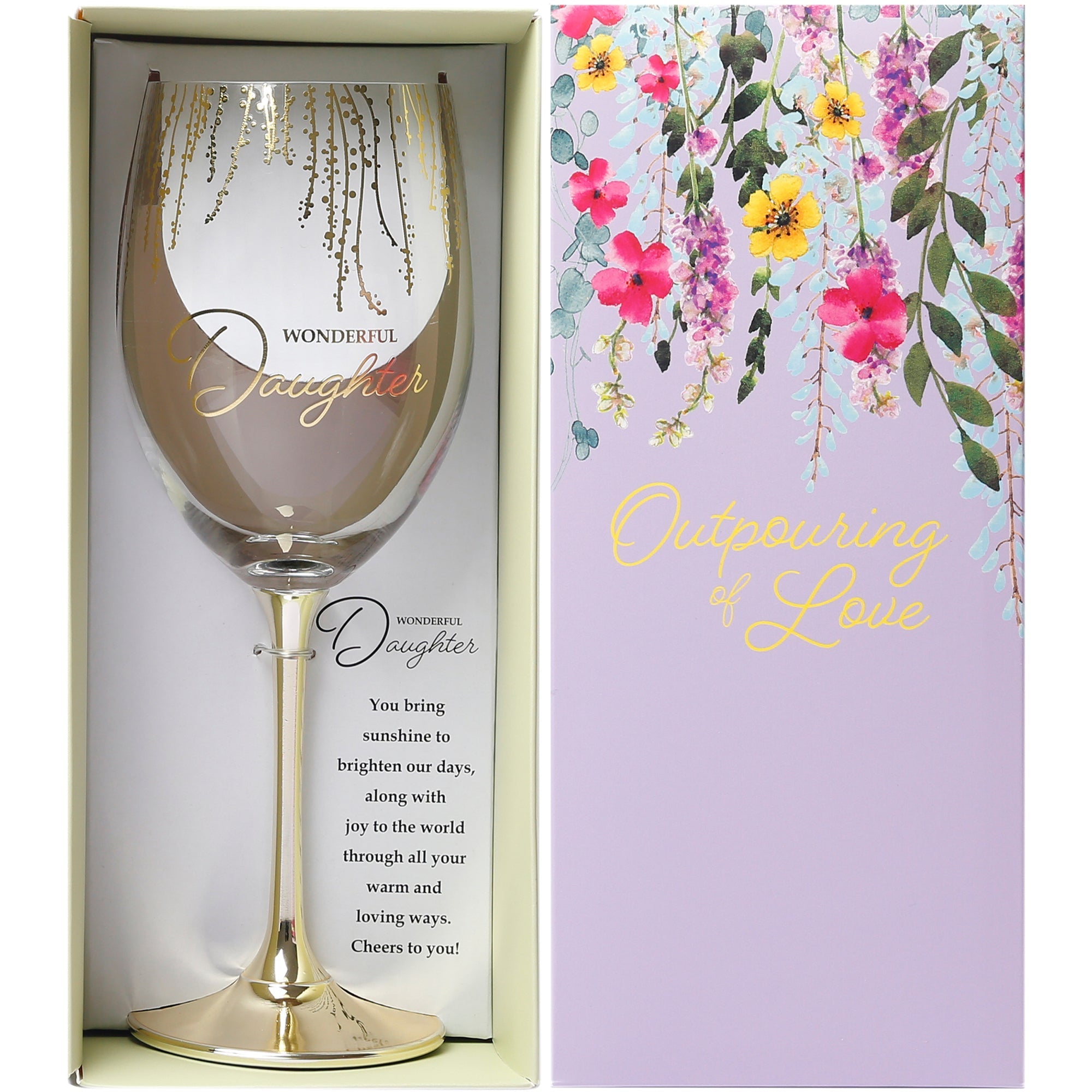 Daughter - 19 Oz Crystal Wine Glass - Raymond's Hallmark