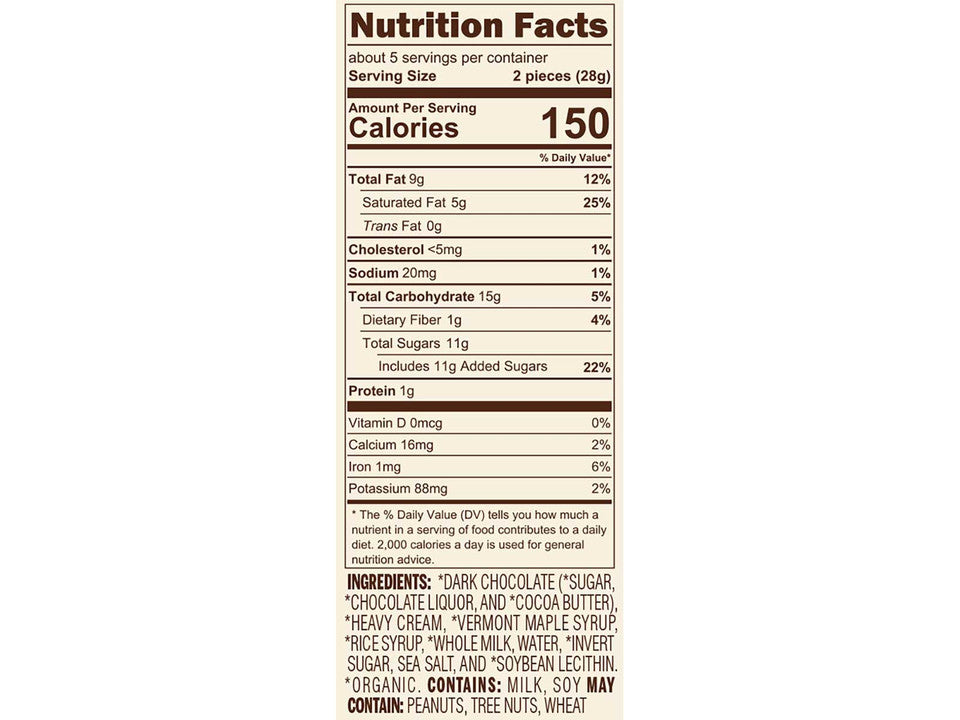 Maple Caramel Leaves Dark Chocolate - Raymond's Hallmark