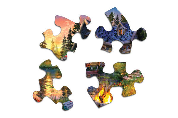Sun Kissed Cabin 500 Piece Jigsaw Puzzle