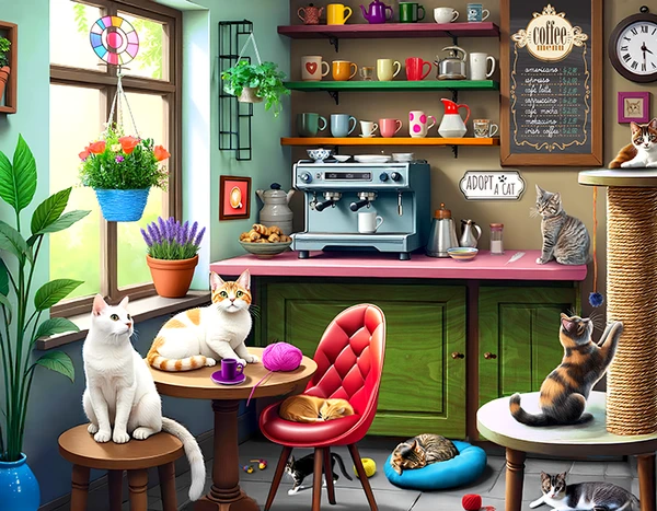 Cat Cafe - 500 - Raymond's Hallmark