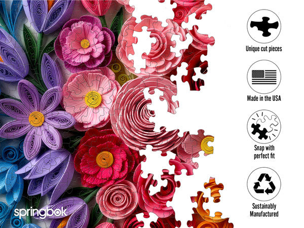 Quilled Flower Garden- 500 - Raymond's Hallmark