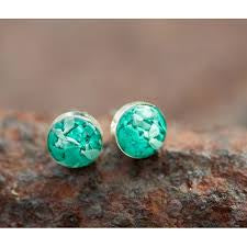 4ocean Earrings Sterling Sliver Haiti Green - Raymond's Hallmark