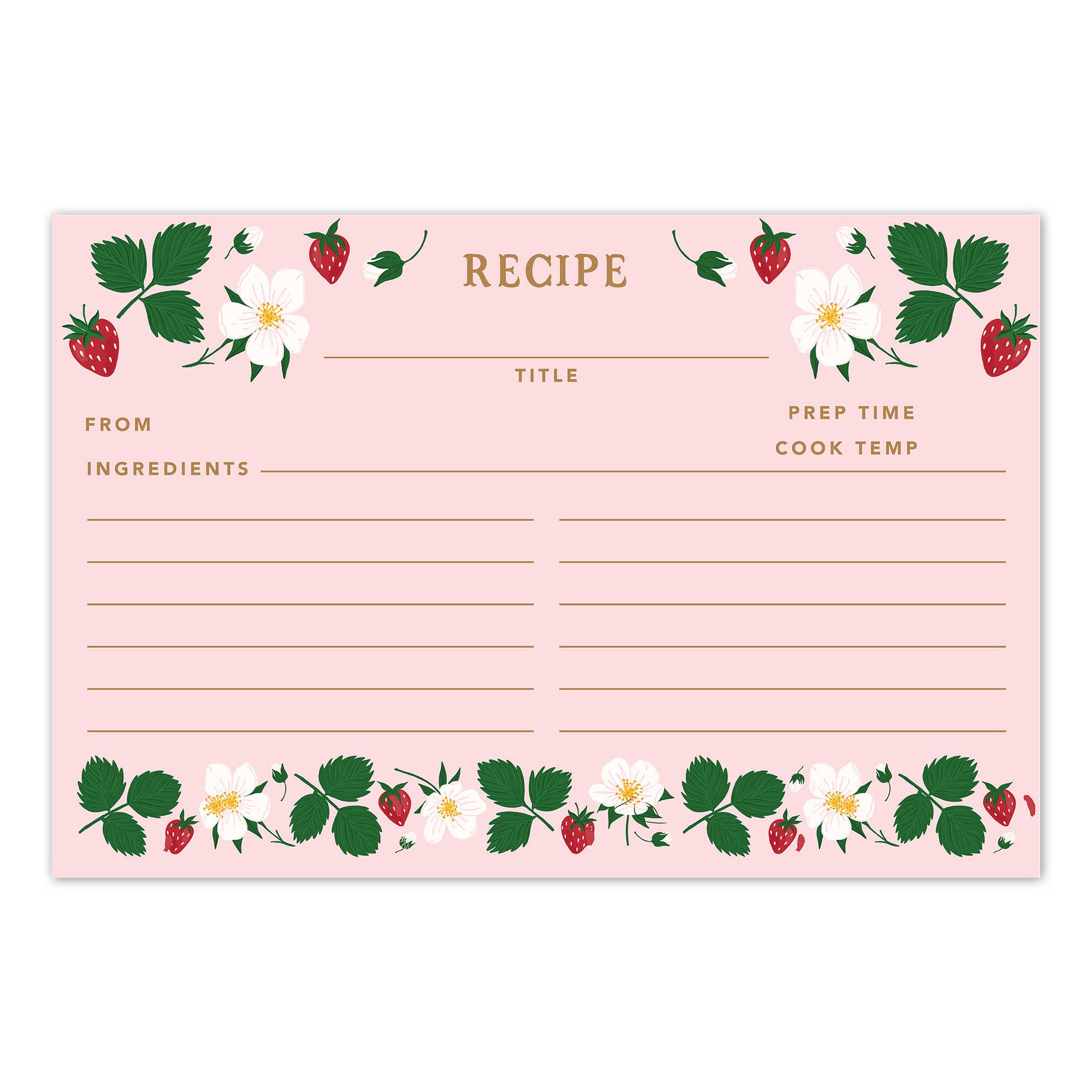 Strawberry Patch Recipe Card Set - Raymond's Hallmark