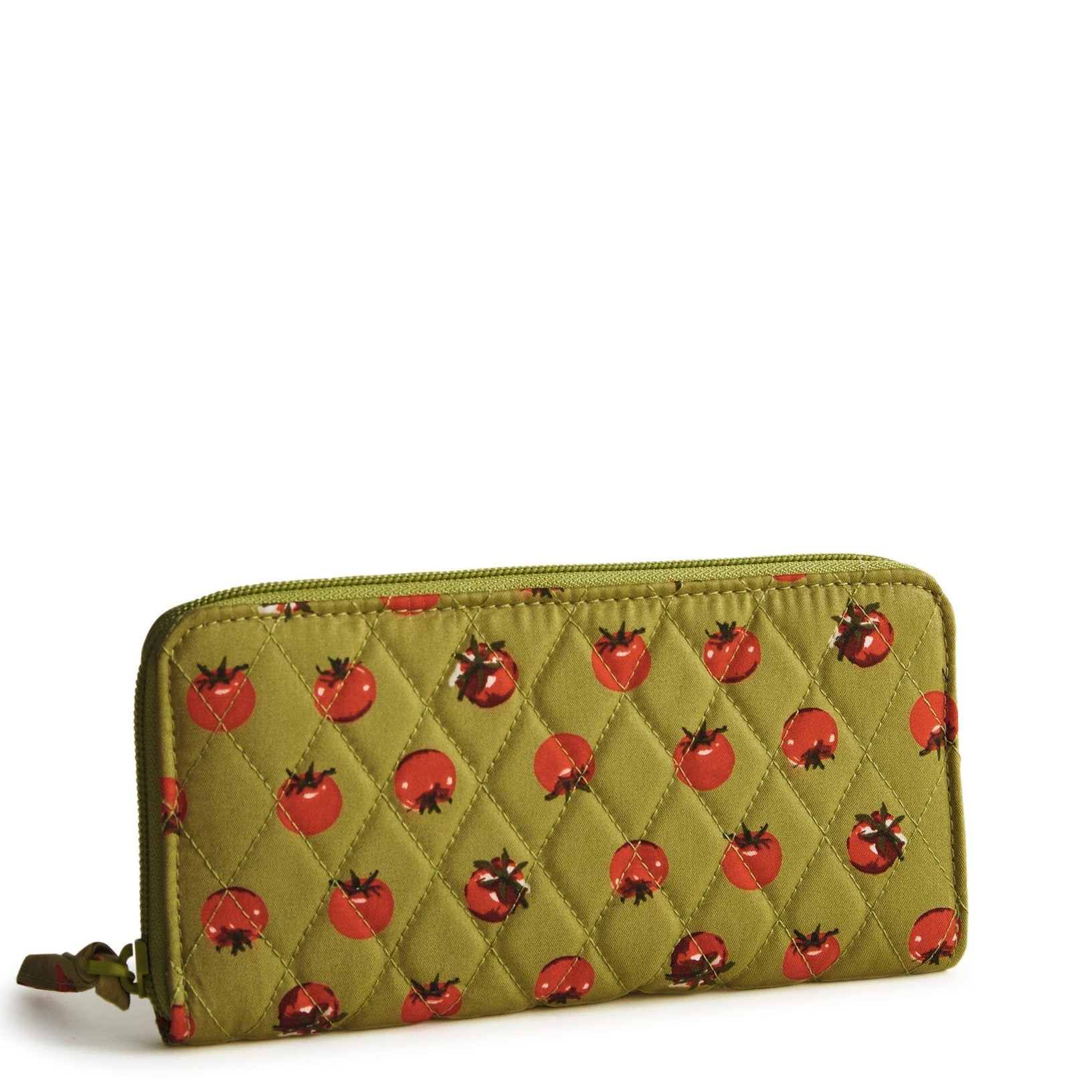 Continental Wallet in Tiny Tomatoes Palm - Raymond's Hallmark