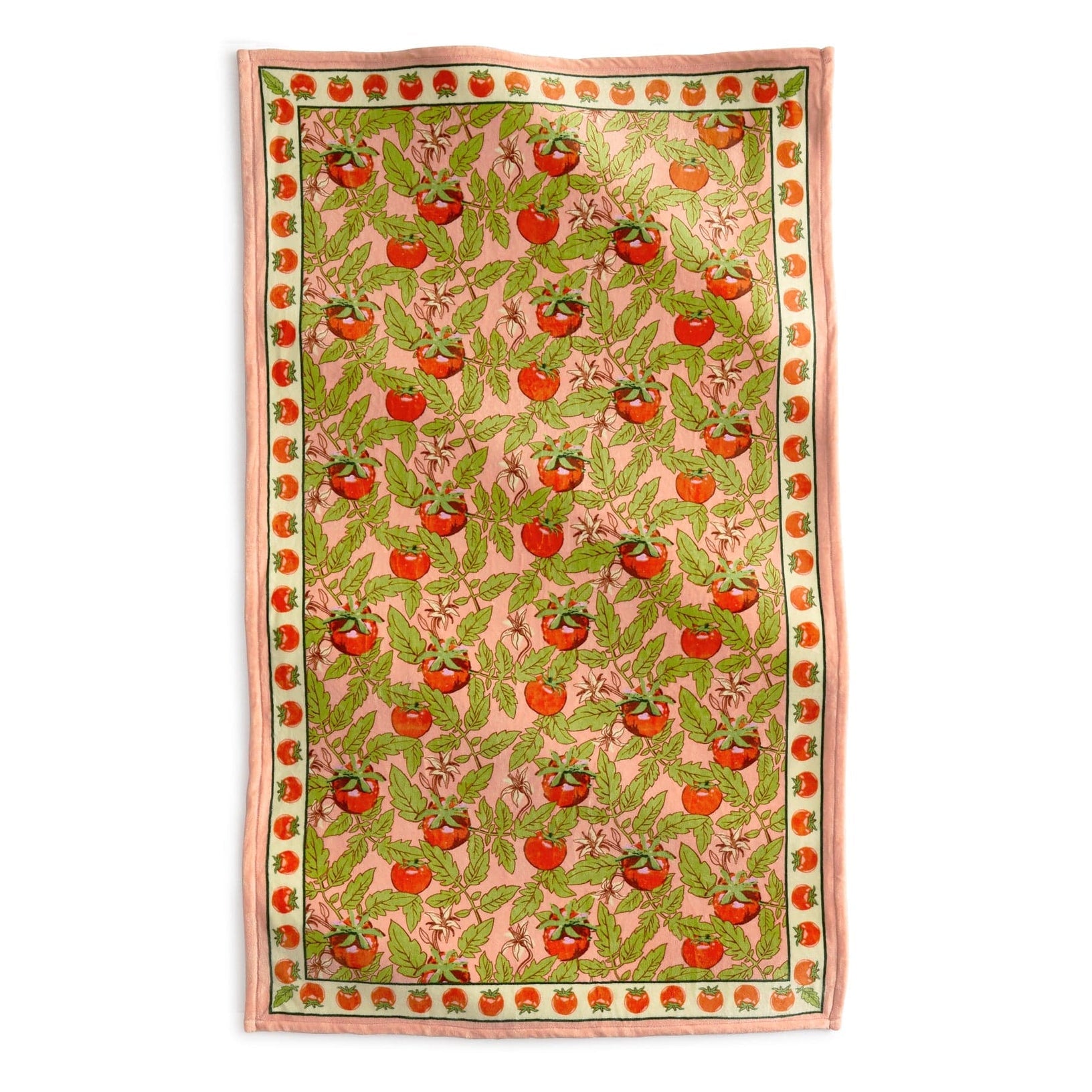 Plush Throw Blanket in Tomato Vines - Raymond's Hallmark