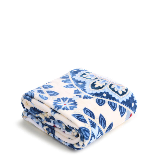 Plush Throw Blanket Cambridge Blues - Raymond's Hallmark