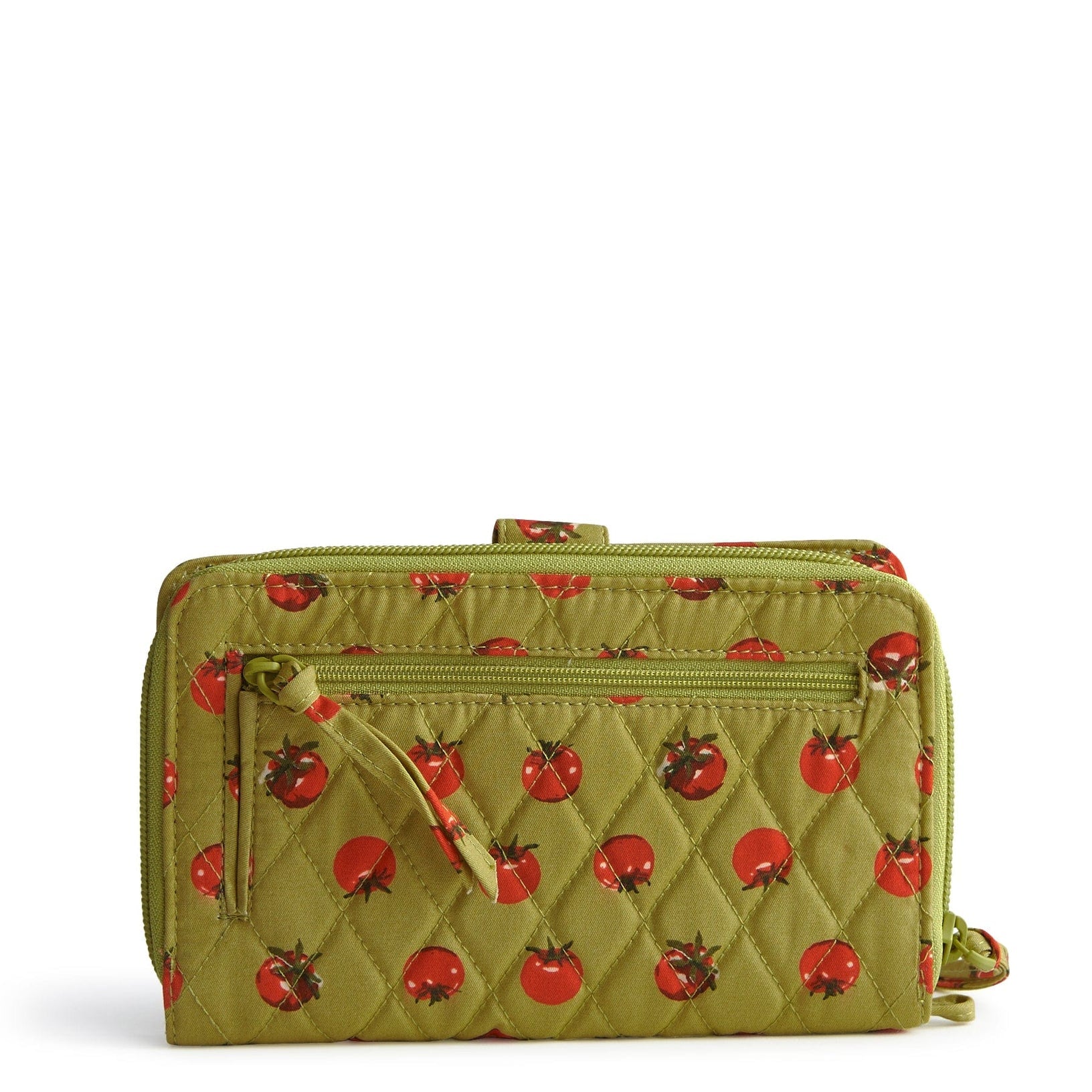 Large Tab Wallet in Tiny Tomatoes Palm - Raymond's Hallmark