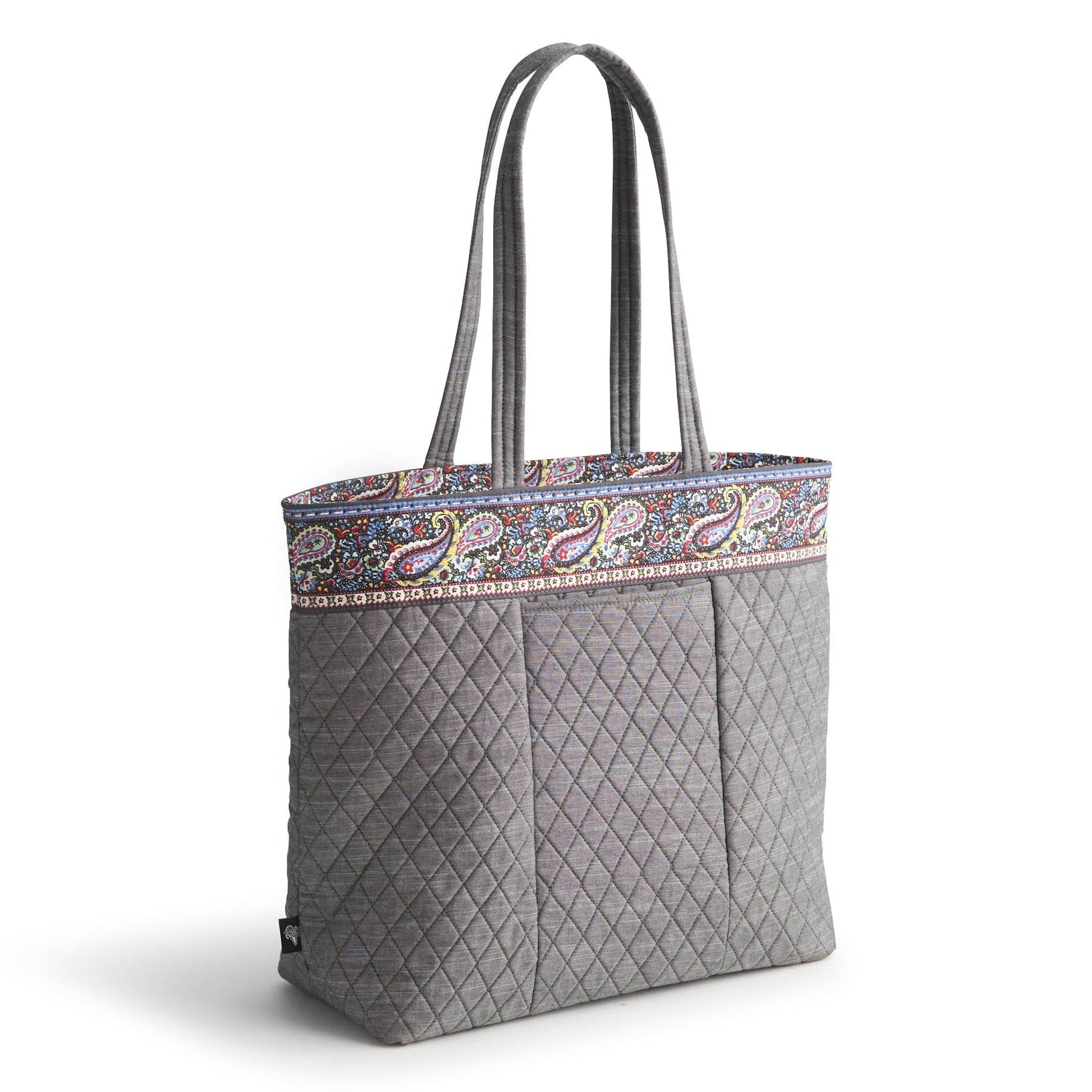Original Zip Tote Black Chambray - Raymond's Hallmark