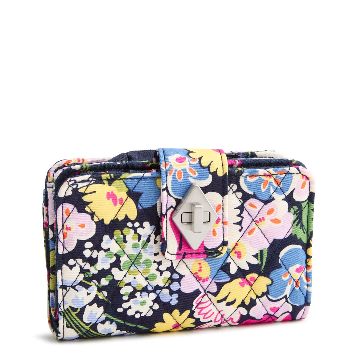 Small Turnlock Wallet Poppy Fields