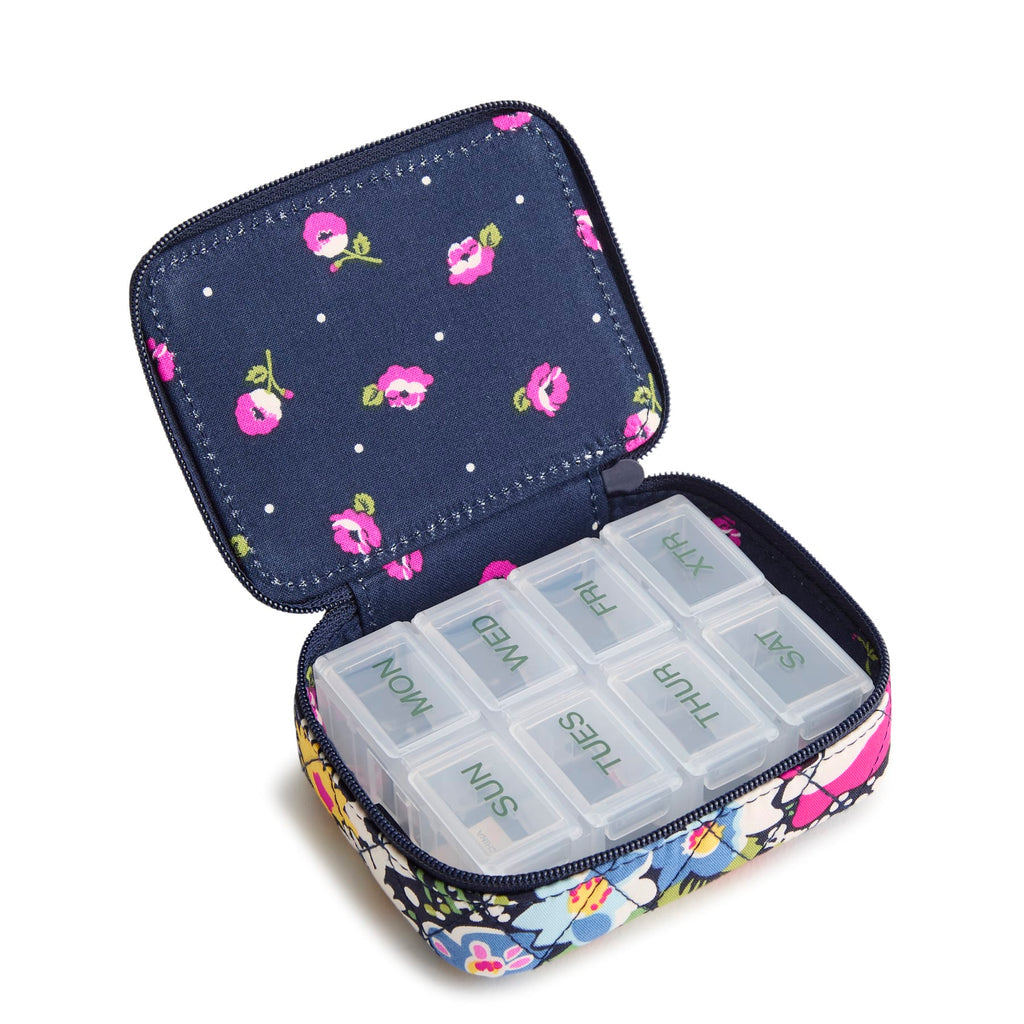 Travel Pill Case Poppy Fields