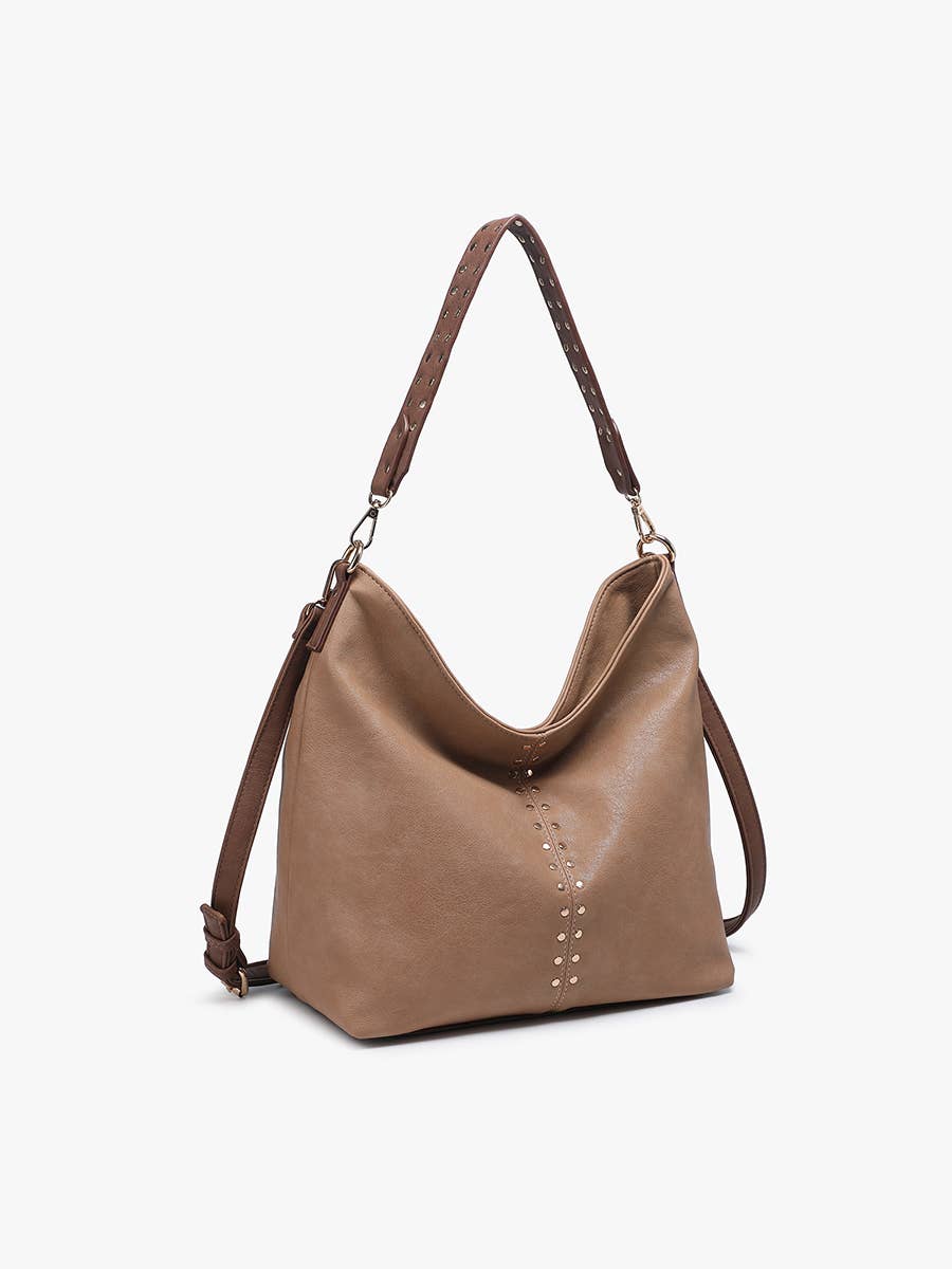 Emery Hobo Crossbody Bag - Khaki/Brown - Raymond's Hallmark