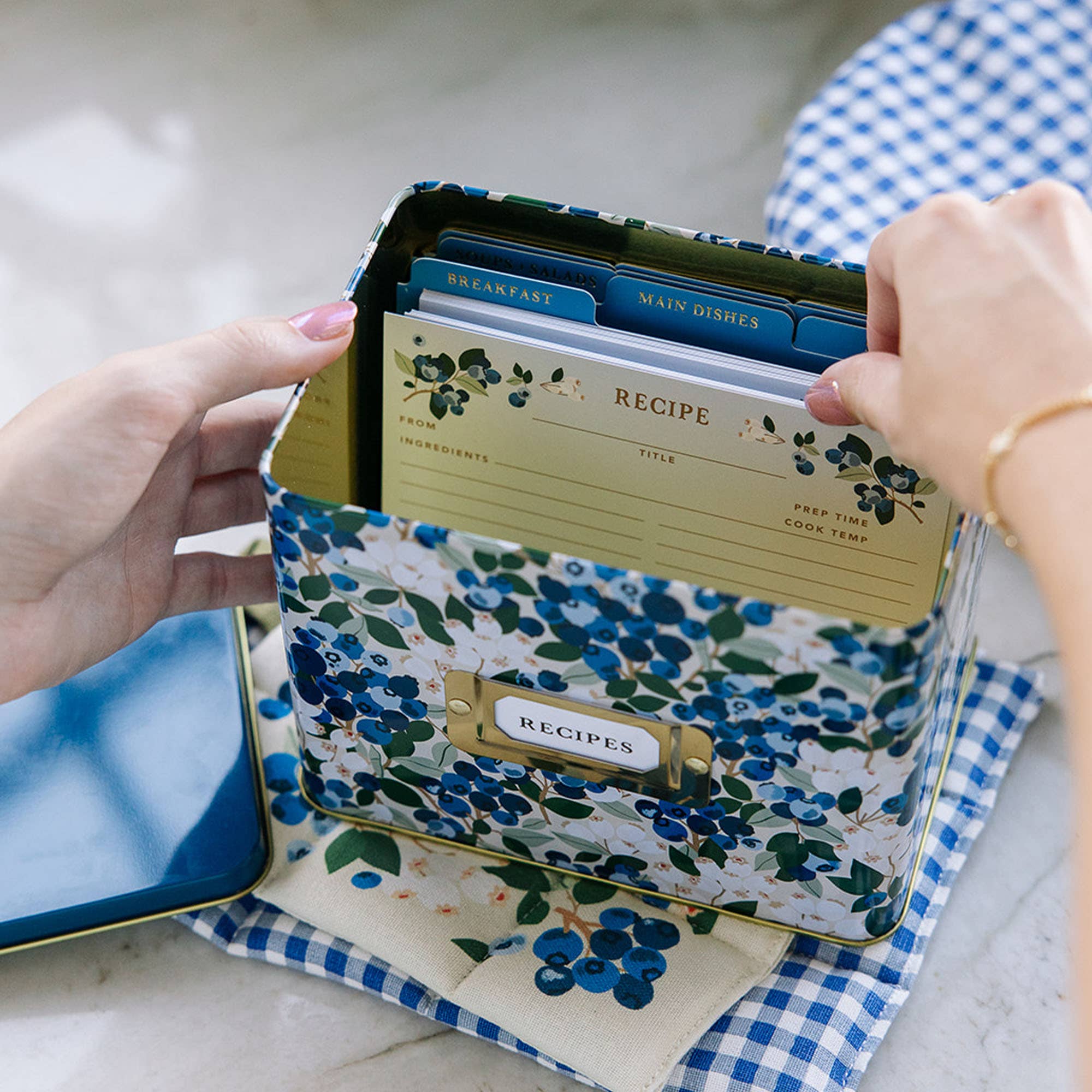 Blueberry Field Recipe Card Set - Raymond's Hallmark