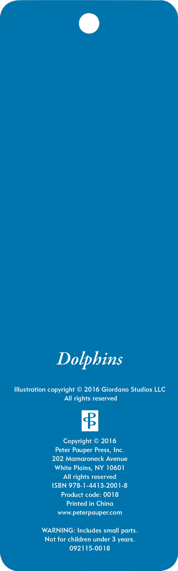 Dolphins 3-D Bookmark - Raymond's Hallmark