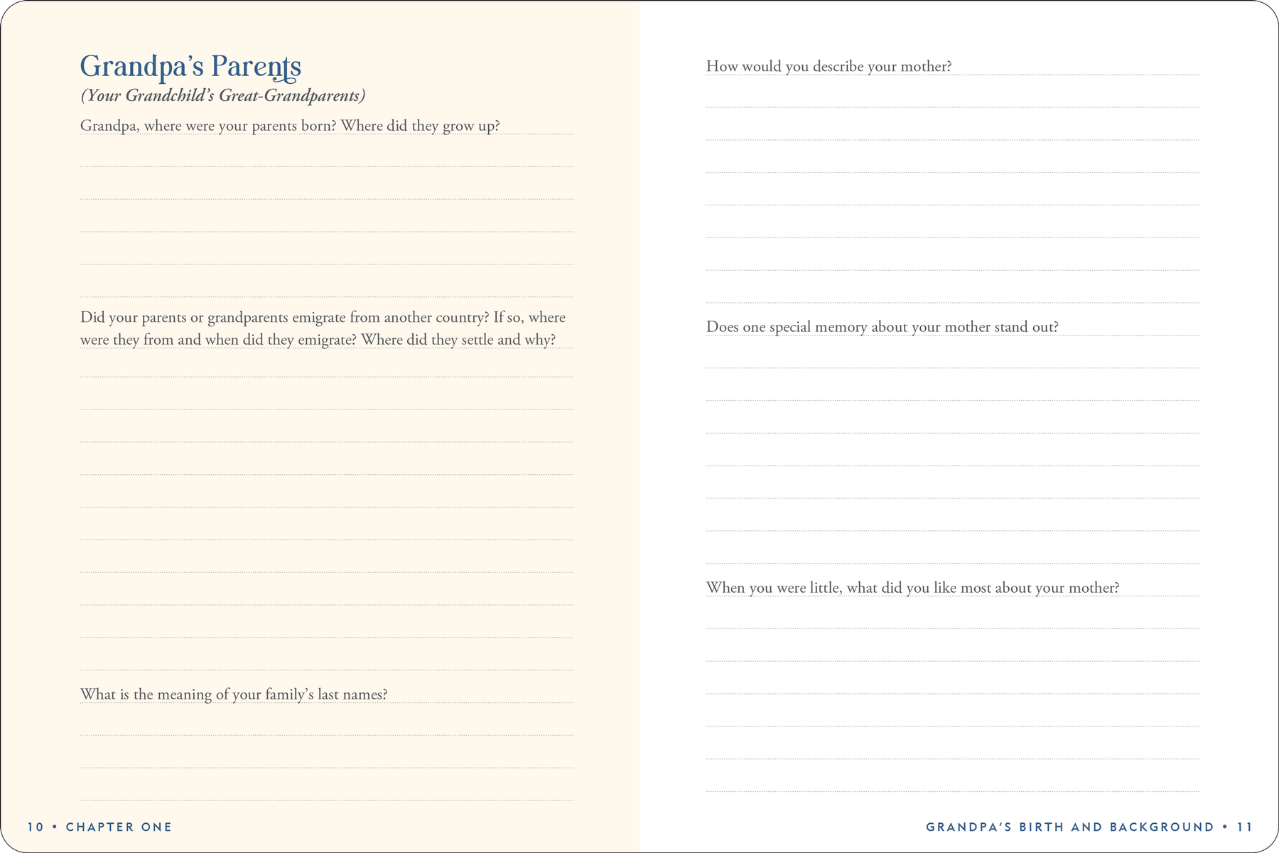 Grandpa’s StoryJournal - Raymond's Hallmark