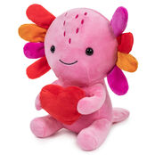 Axolotl With Heart Plush - Raymond's Hallmark