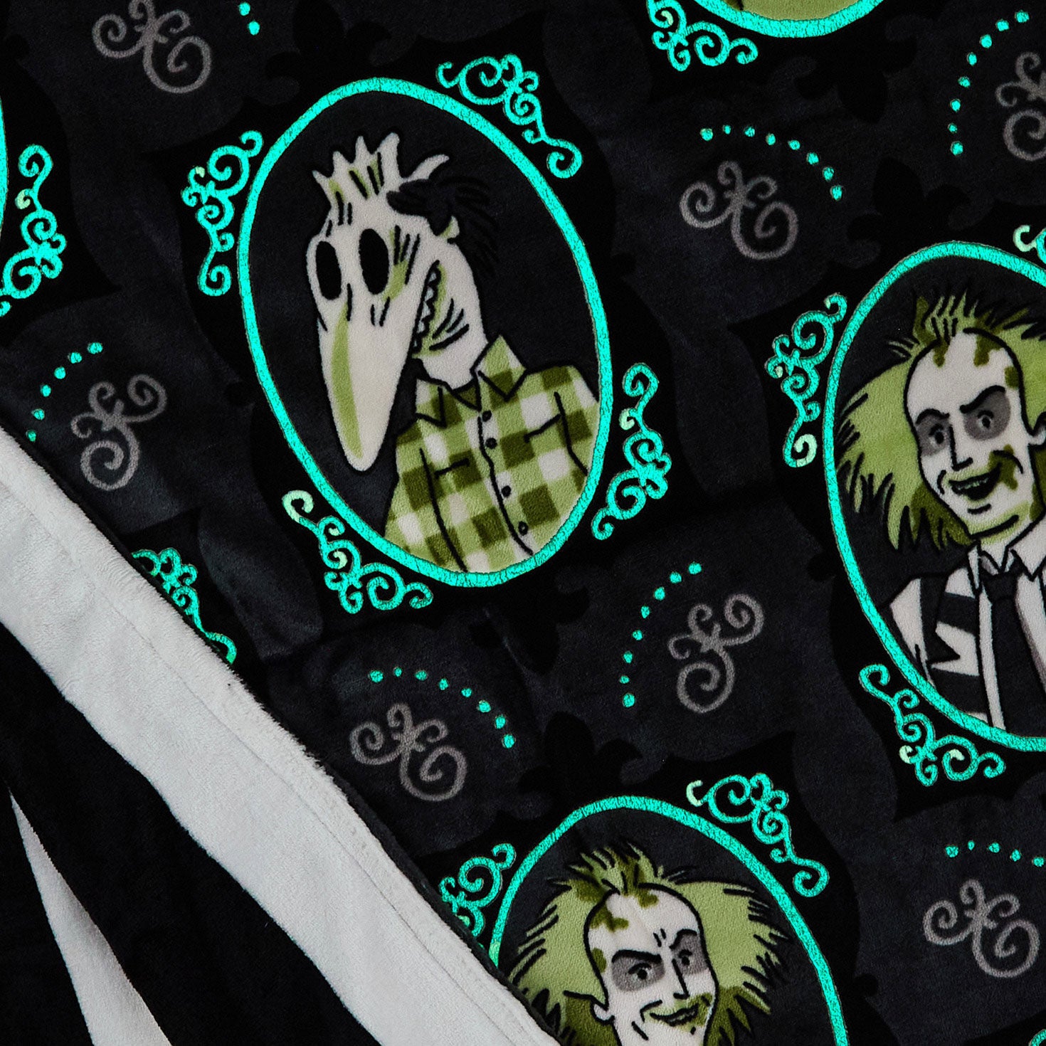 Beetlejuice Glow-in-the-Dark Blanket - Raymond's Hallmark