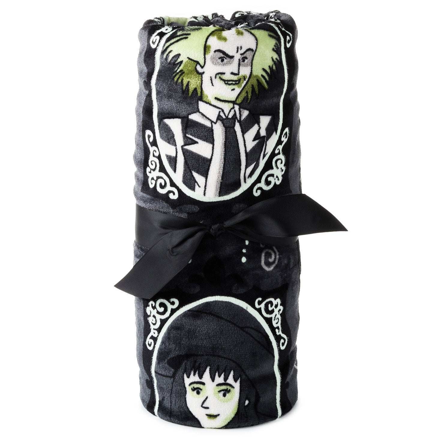 Beetlejuice Glow-in-the-Dark Blanket - Raymond's Hallmark