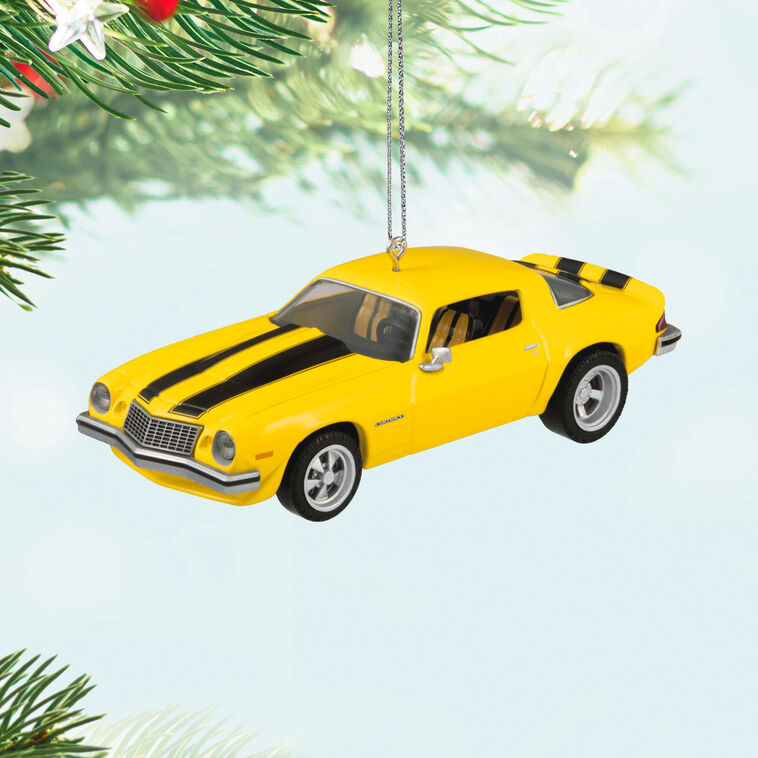 The Car's the Star Transformers 1976 Chevrolet® Camaro® Bumblebee Metal Ornament - Raymond's Hallmark