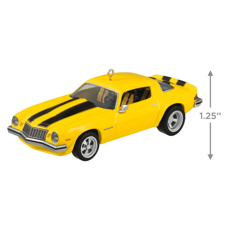 The Car's the Star Transformers 1976 Chevrolet® Camaro® Bumblebee Metal Ornament - Raymond's Hallmark