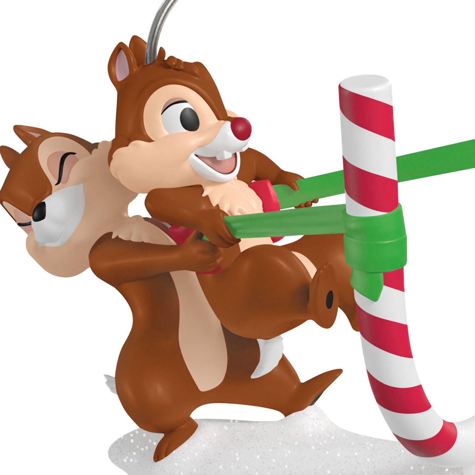 Disney Chip and Dale Candy Cane Catapult Ornament - Raymond's Hallmark