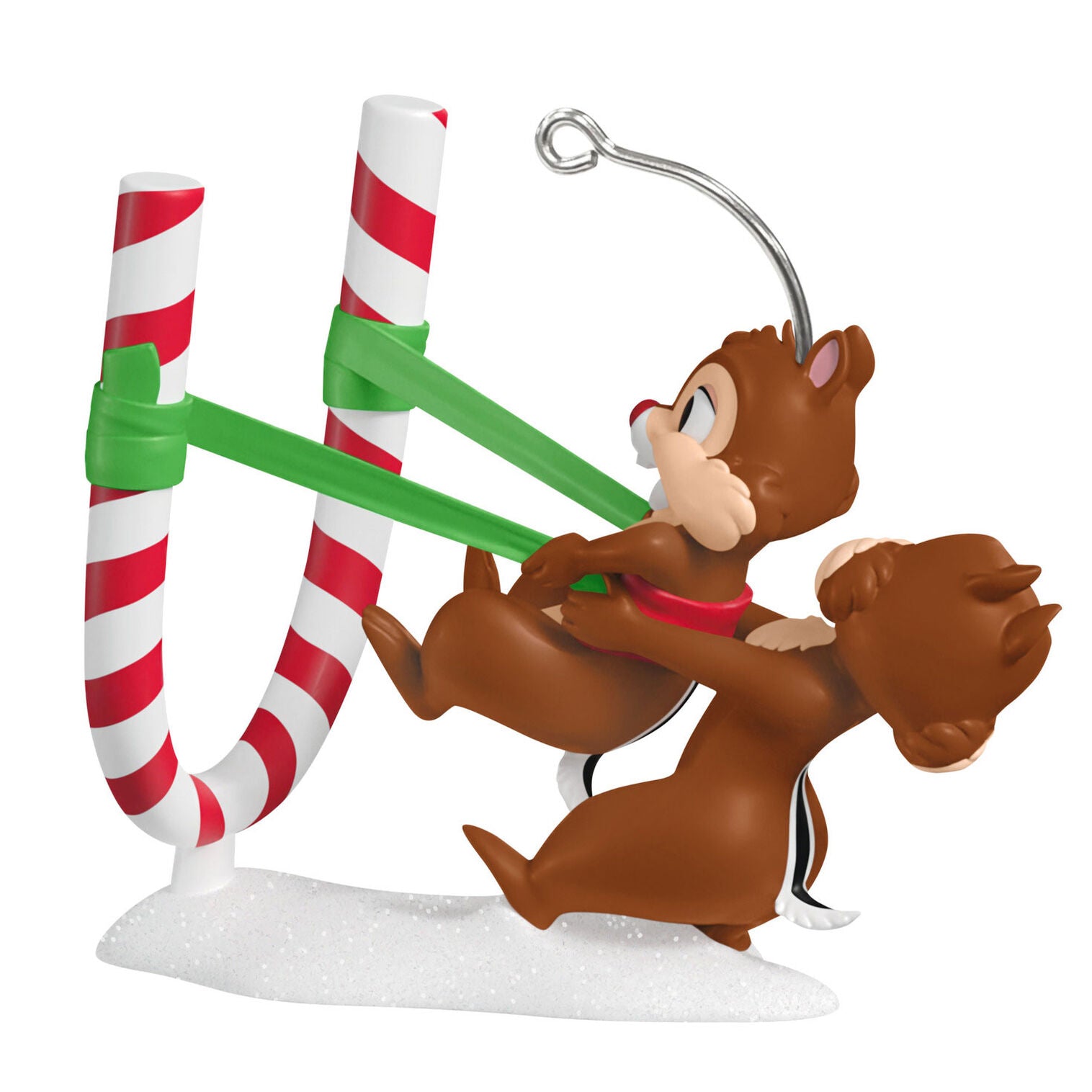 Disney Chip and Dale Candy Cane Catapult Ornament - Raymond's Hallmark