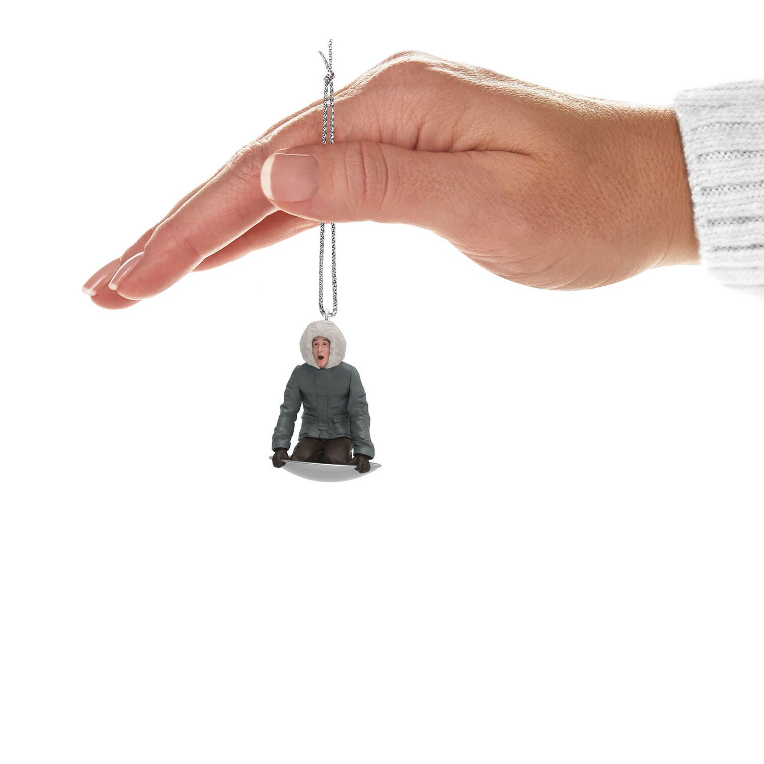Mini National Lampoon's Christmas Vacation Sledding Clark Ornament, 1.25" - Raymond's Hallmark