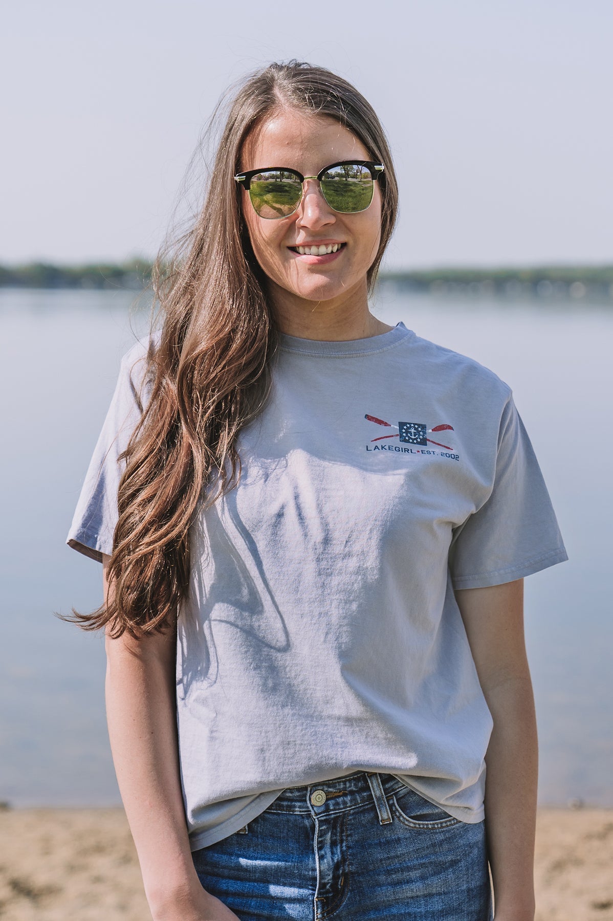 Ring Spun Flag Oars Short Sleeve Tee - Raymond's Hallmark