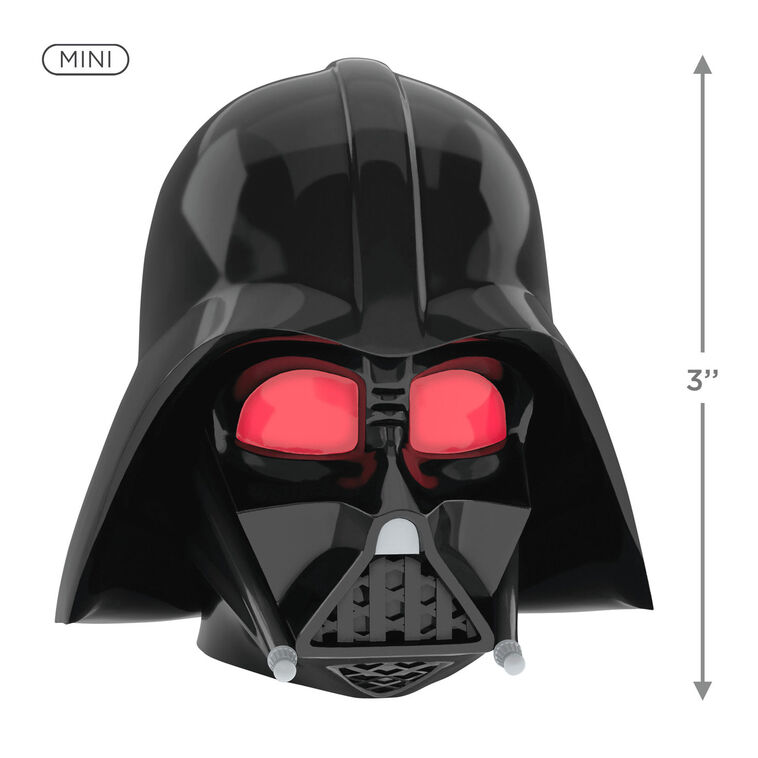 Showtoppers Mini Tree Topper Darth Vader With Light, 3"
