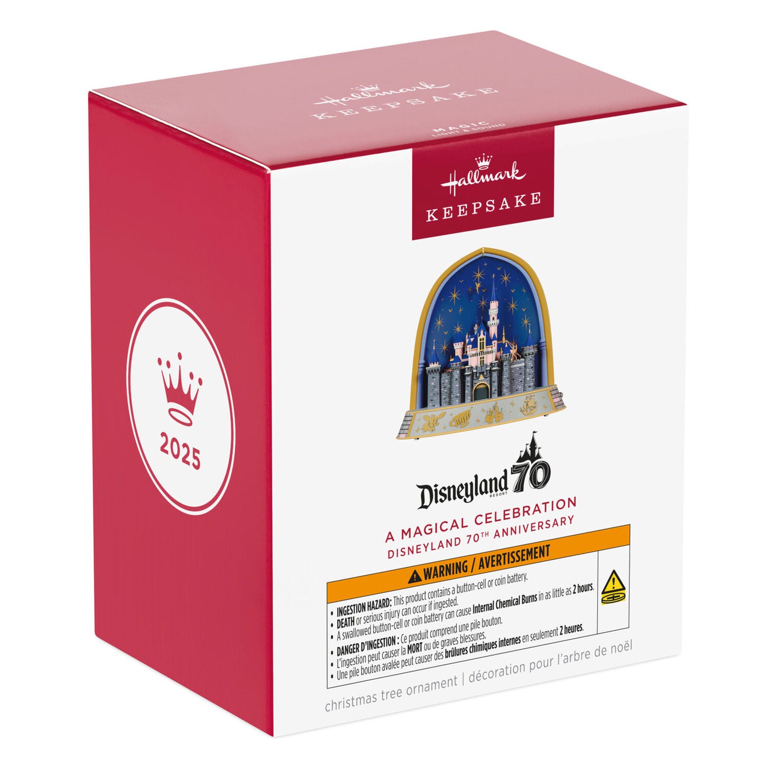 Disneyland 70th Anniversary A Magical Celebration Musical Ornament With Light - Raymond's Hallmark