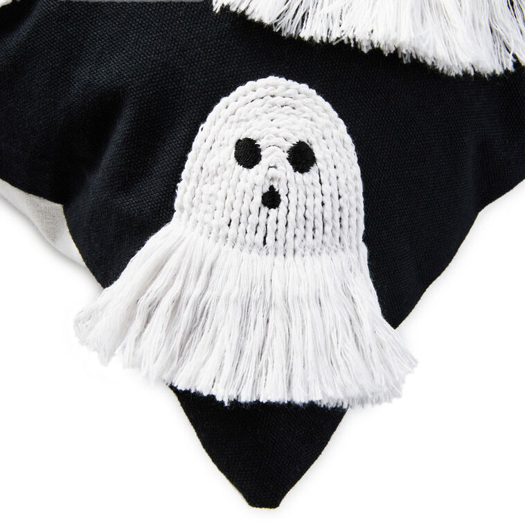 Fringe Ghosts Halloween Pillow, 16x16 - Raymond's Hallmark