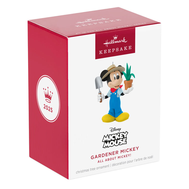 Disney All About Mickey! Gardener Mickey Ornament - Raymond's Hallmark