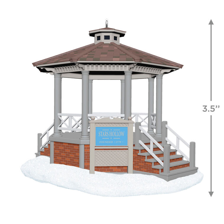Gilmore Girls Stars Hollow Gazebo Musical Ornament