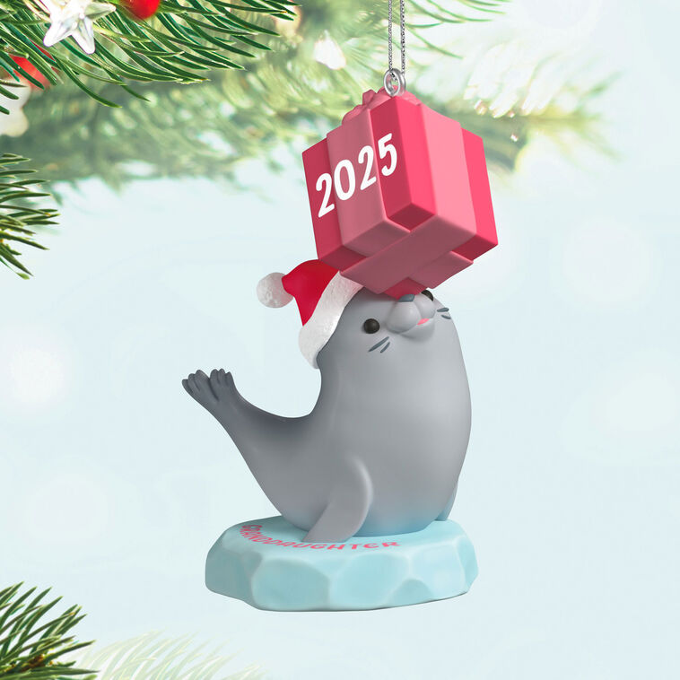Granddaughter Seal 2025 Ornament - Raymond's Hallmark