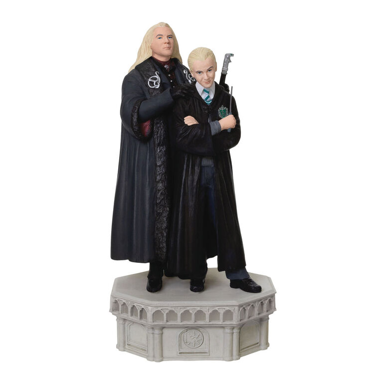 Lucius and Draco Malfoy™ Ornament With Light and Sound