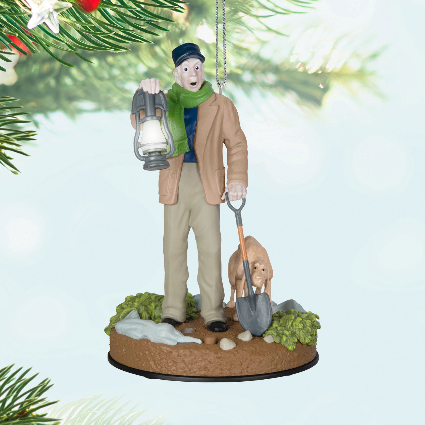 The Caretaker And His Dog Ornament - Raymond's Hallmark