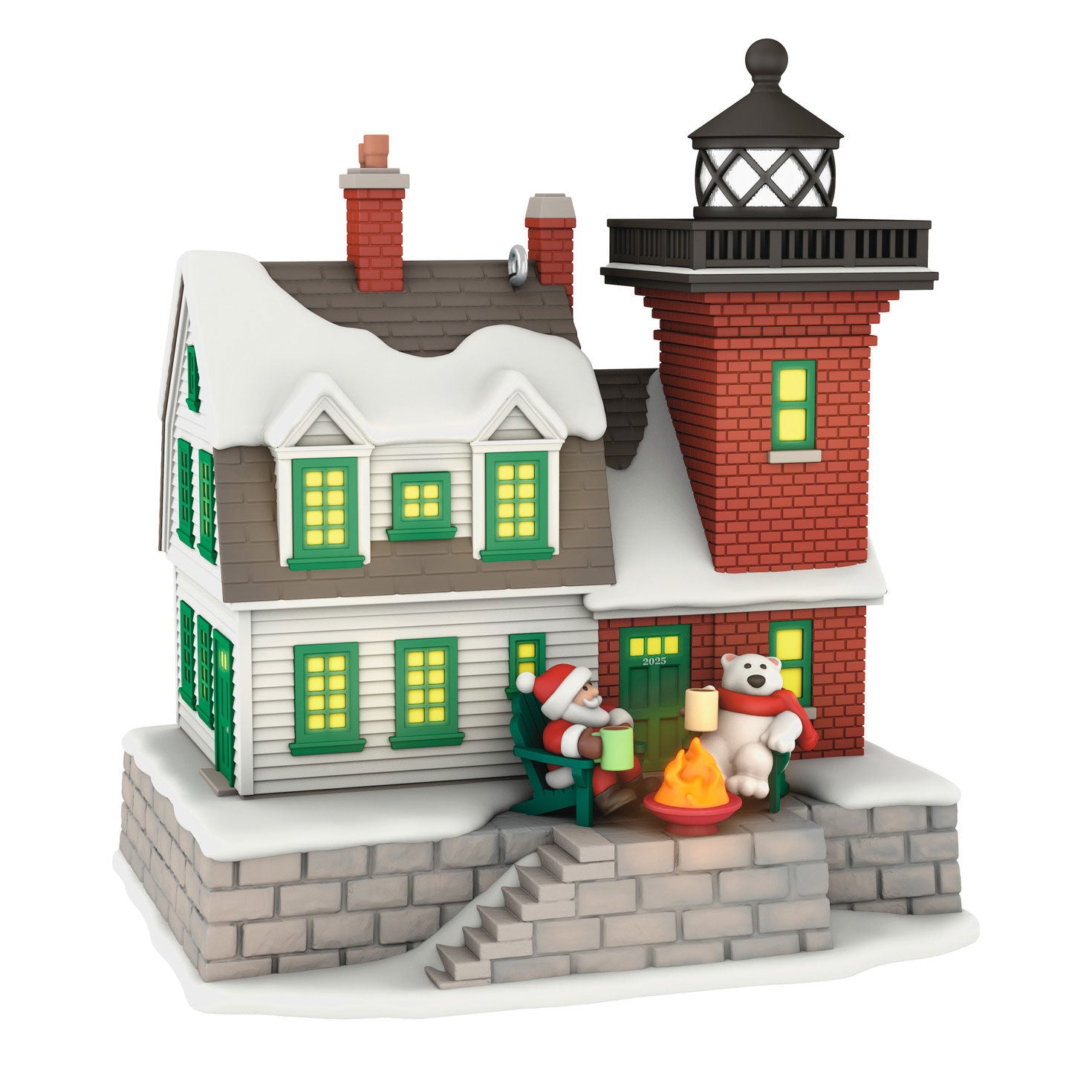 Holiday Lighthouse Ornament - Raymond's Hallmark