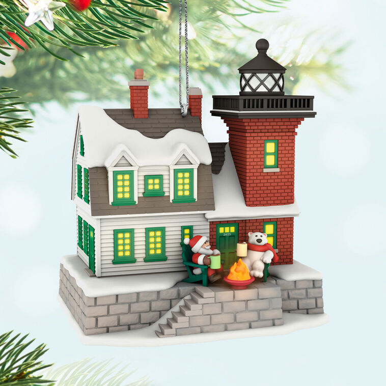 Holiday Lighthouse 2025 Ornament With Light - Raymond's Hallmark