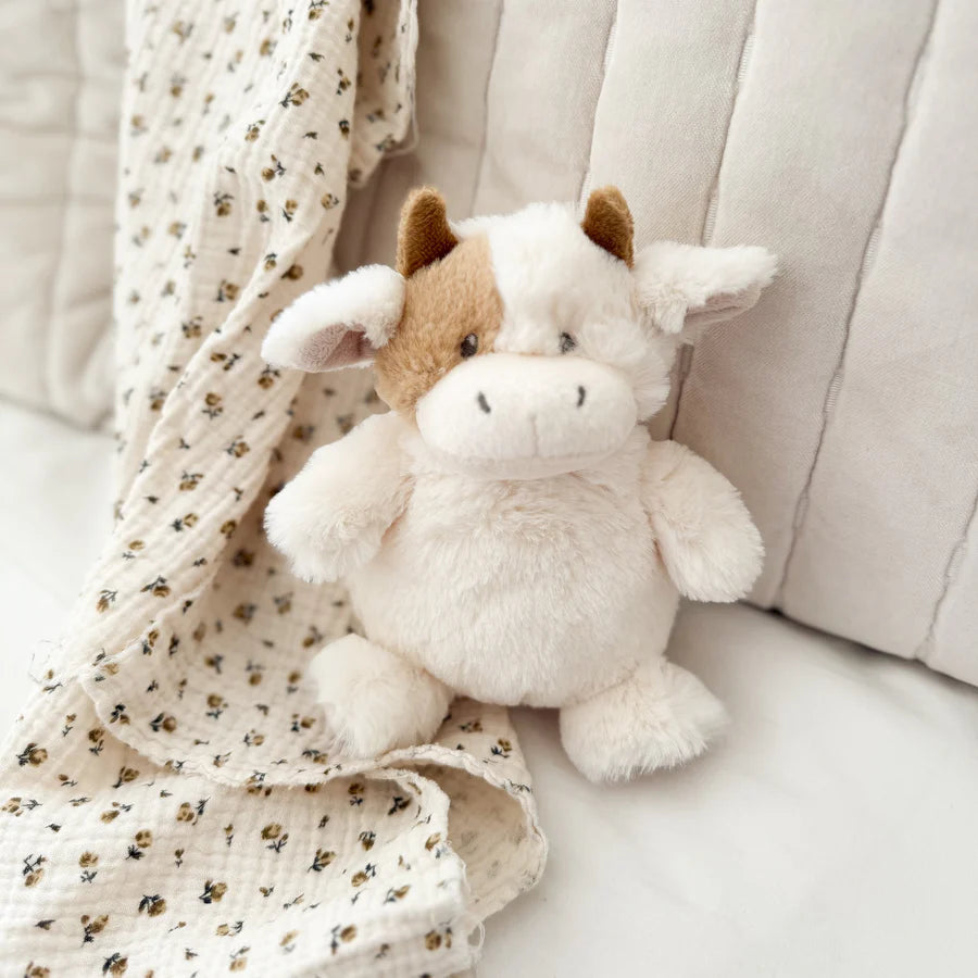 Mocha Petit Cow/Cream Plush
