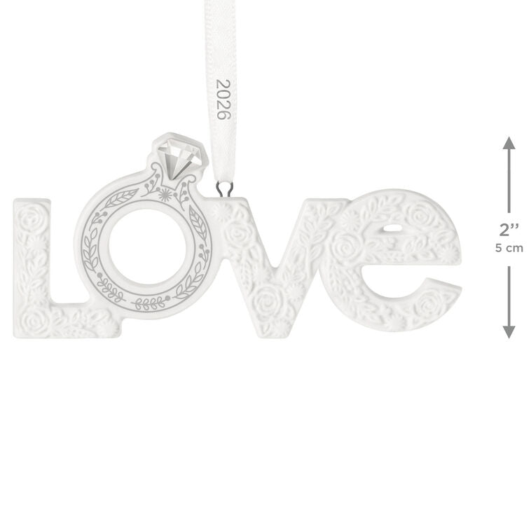 Our Engagement 2026 Porcelain Ornament
