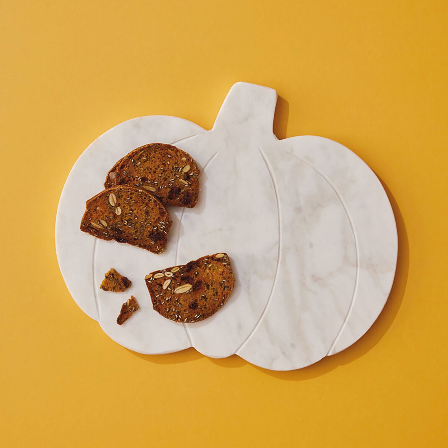 Marble Pumpkin Cutting Board
