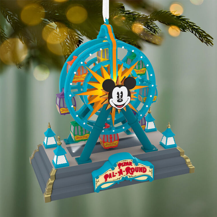 Disney California Adventure Park 25th Anniversary Pixar Pal-A-Round Ornament With Light