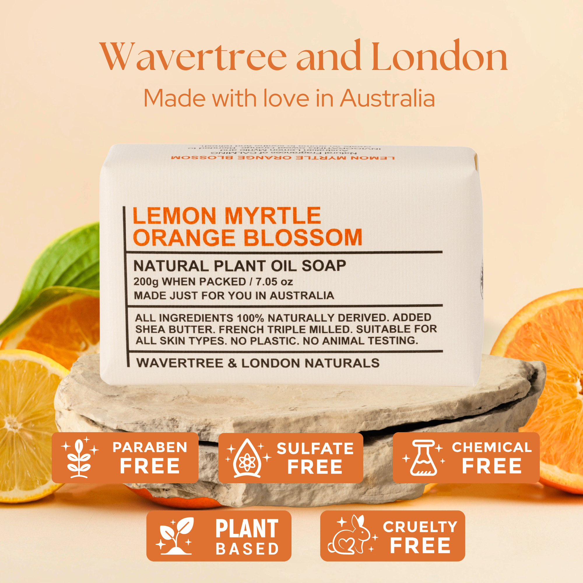Lemon Myrtle Orange Blossom Soap