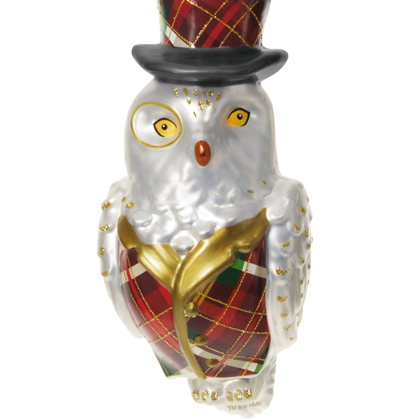 Dapper Owl Special Edition Glass Ornament - Raymond's Hallmark
