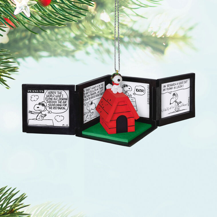 Snoopy as the Flying Ace Ornament - Raymond's Hallmark