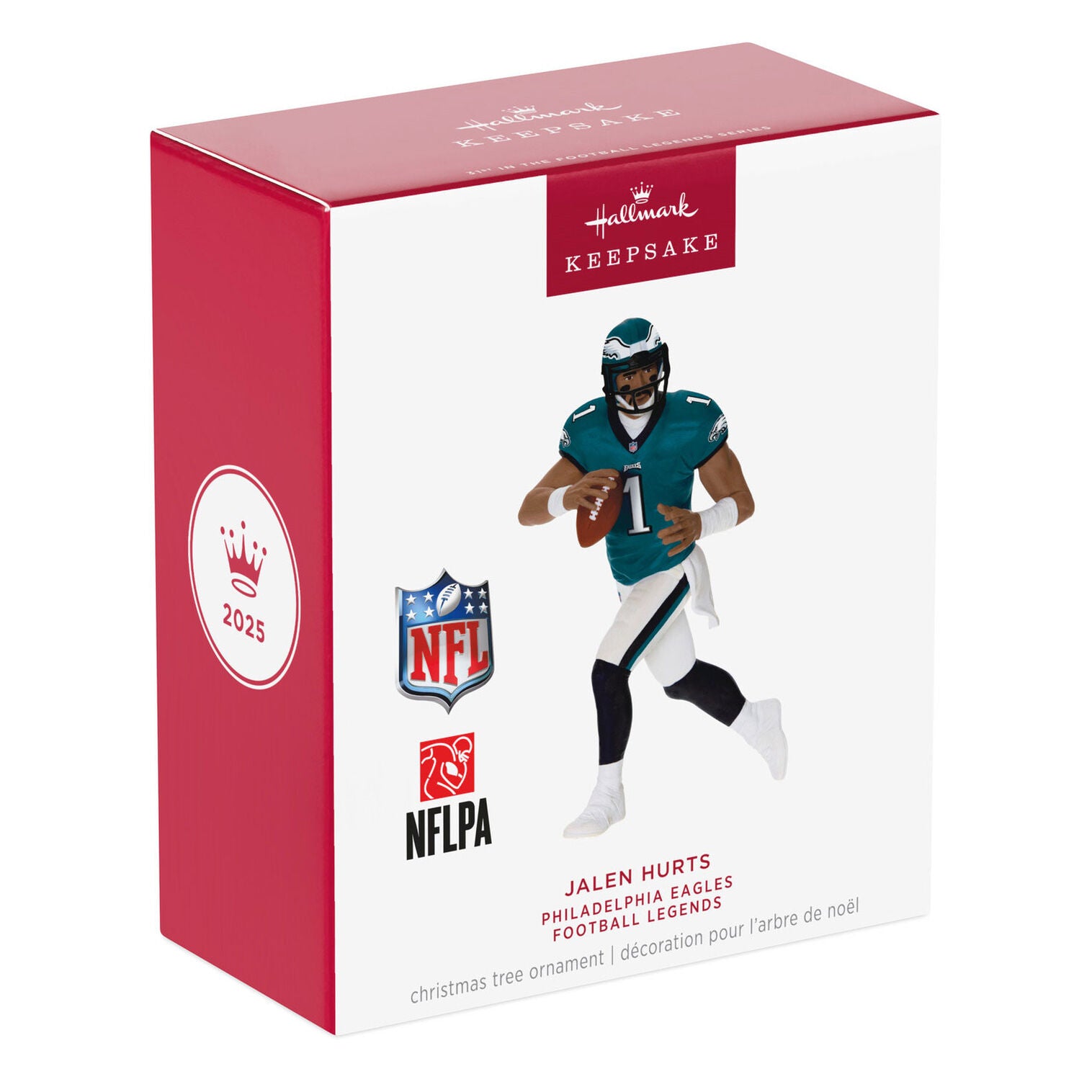 NFL Philadelphia Eagles Jalen Hurts Football Legends Ornament - Raymond's Hallmark