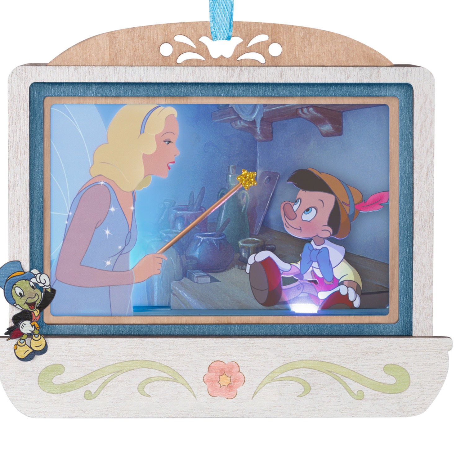 Geppetto’s Wish Come True Papercraft Ornament With Light - Raymond's Hallmark